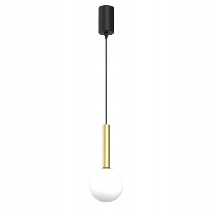 Lampa suspendata Milagro PLAY, 1xG9, aurie, 10x12cm, inaltime ajustabila 350-900mm