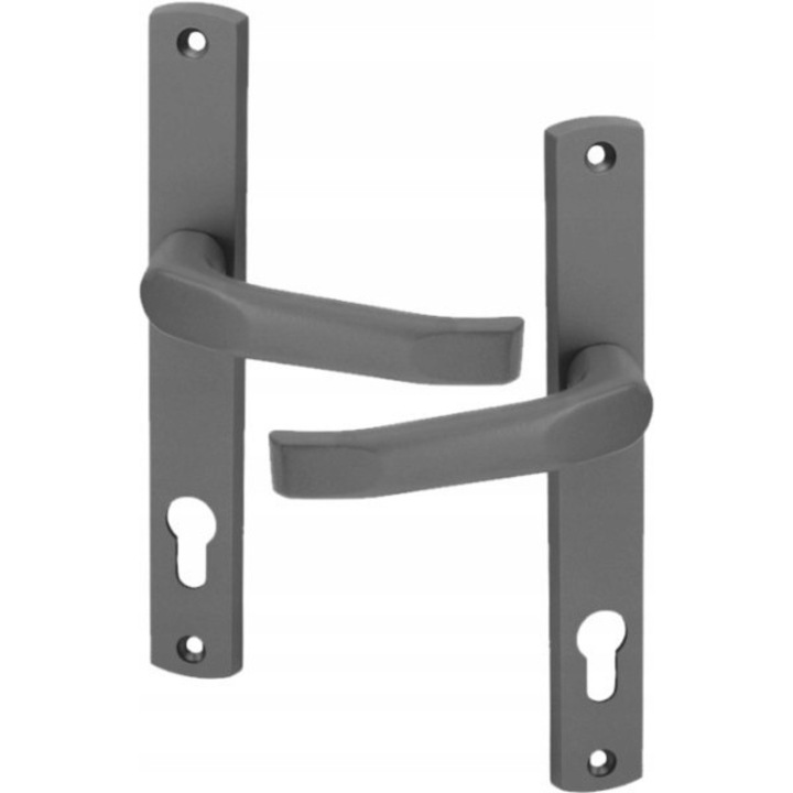 Maner usa Gamar, model Diana, grafit, 72mm, set 2 bucati