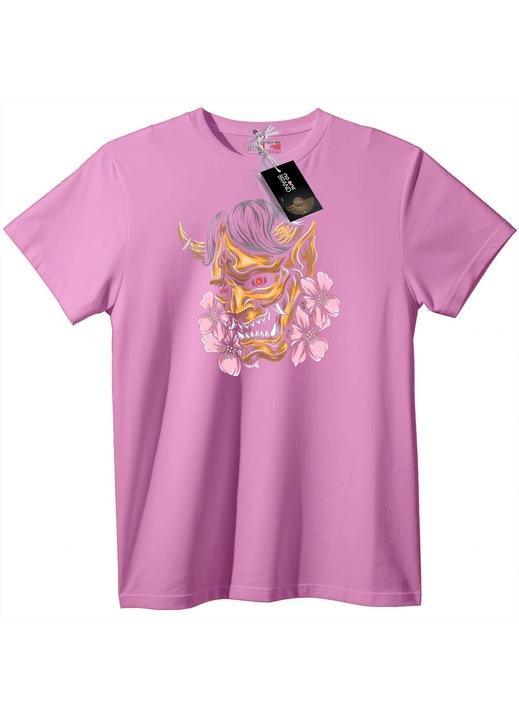 Tricou Oni Mask cu flori de cireș, Rose Polemic