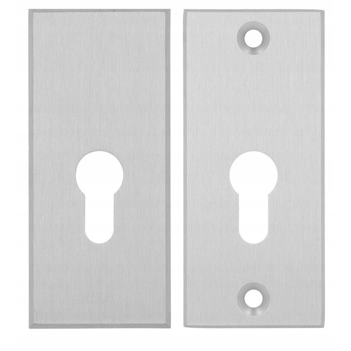Rozeta, placa, scut AXA ROYAL WB clasa 3 INOX otel inoxidabil F6