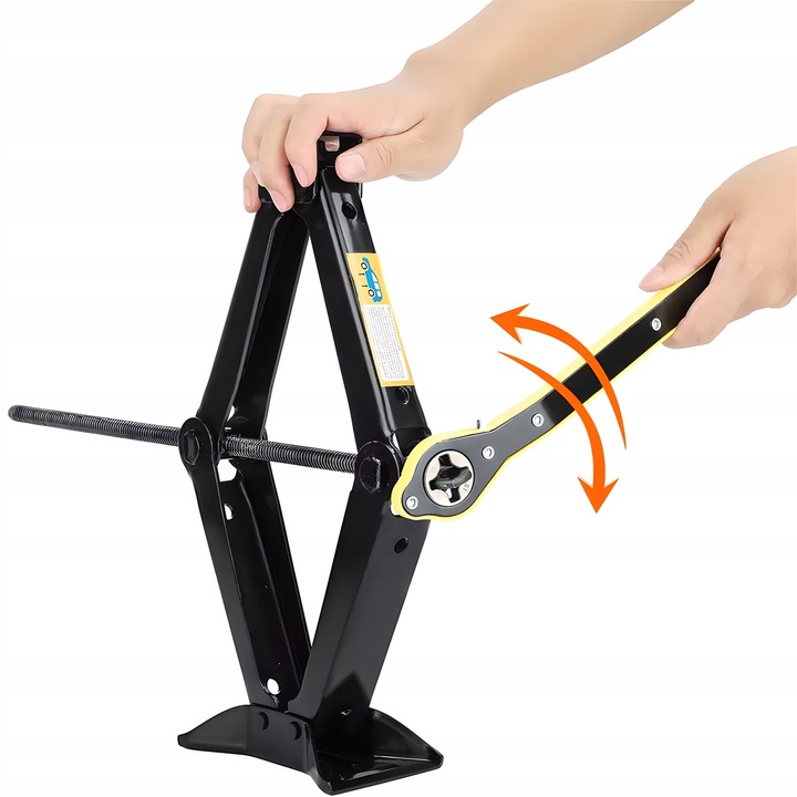 Elevator auto trapez 2.5 tone, inaltime 10.5-40 cm, cu cheie, set