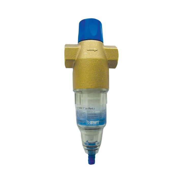 Filtru mecanic BWT Protector 3/4", 90m filtrare, 16 bar, 20mm, 106x280mm