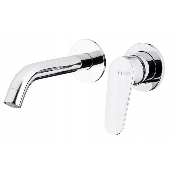 KFA Otava beépíthető mosdócsaptelep, króm, 6l/perc, 163mm