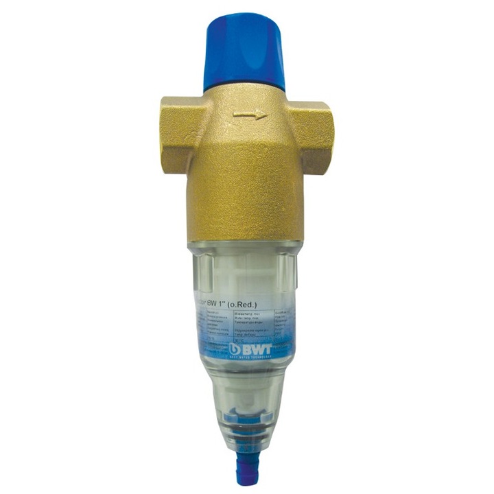 Filtru mecanic BWT Protector BW 3/4", cu spalare inversa, 90 m, 100x280mm