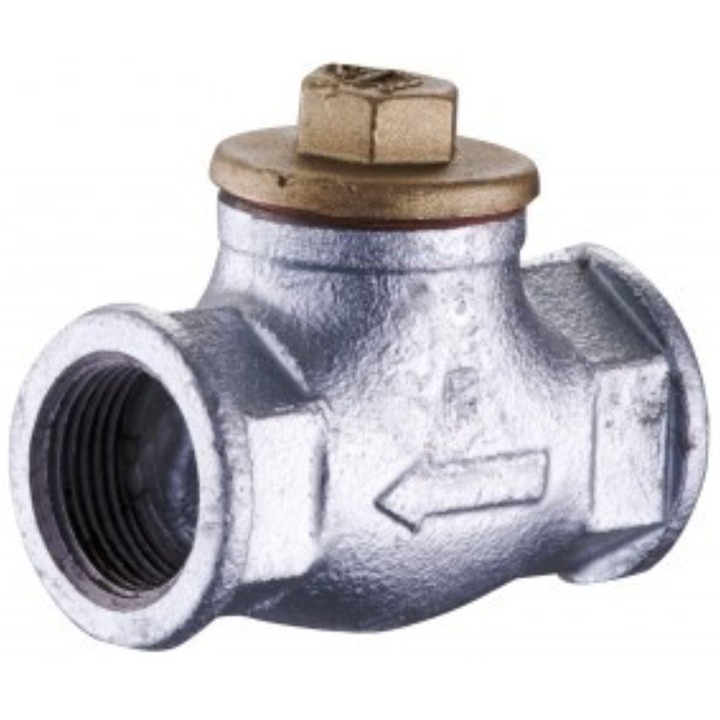 Zavor de apa KFA, 2", 50mm, din fonta, presiune nominala 10 bar, conexiune filetata