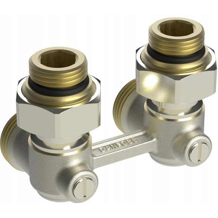 Csatlakozó szelep DN15, Danfoss, RLV-KB, 2-csöves, G 1/2, G 3/4, 15mm