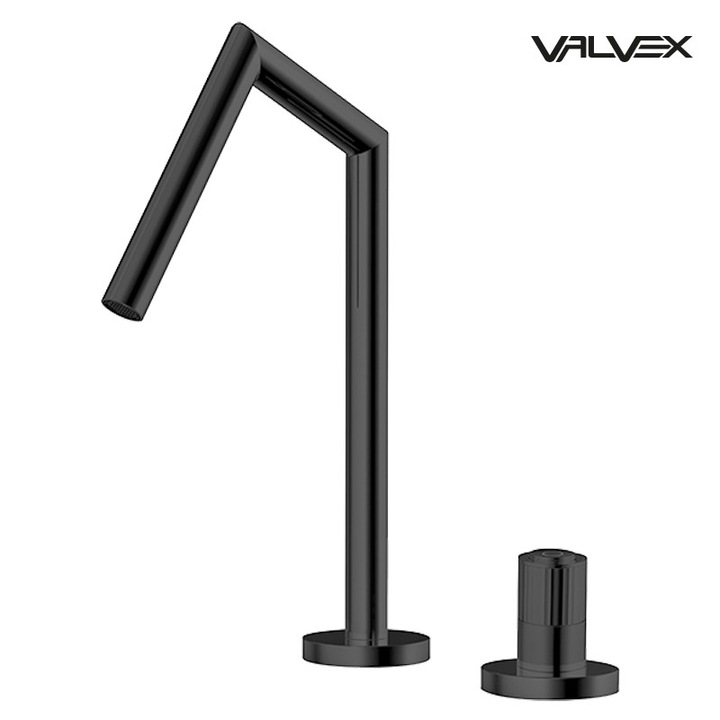 Valvex AVOLA 2-lyukú csaptelep, fekete fogantyúk, 0,1-0,5 Mpa, 90C