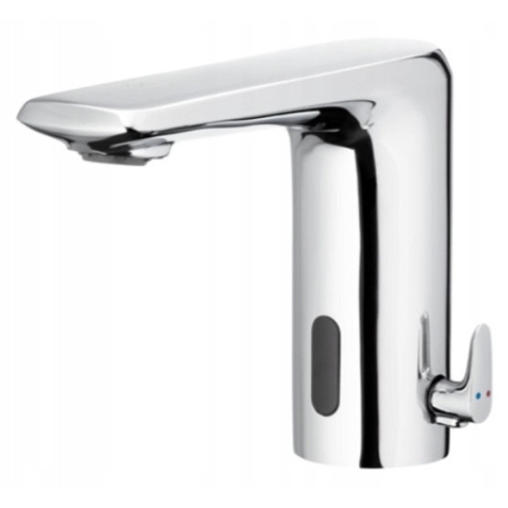 KFA Salto érintésmentes mosdócsaptelep, króm, 1 lyuk, 230V tápellátás vagy 4 db AA elem, 120mm