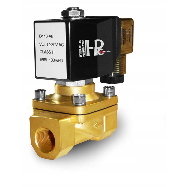 Electrozavornic 2N15-M, hpcontrol, 1/2", mosit, 15mm, NBR, 0-10 bar