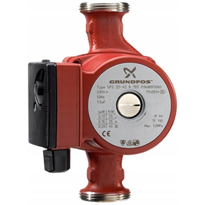 Pompa de circulatie, Grundfos UP 20-15N, 65W, 1.13 m/h, 1 1/4 inch, inox