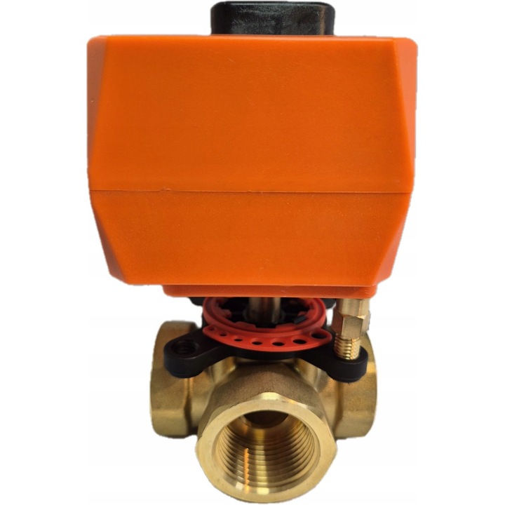 3-utas keverőszelep 3M32 DN32 AM83 elektromos működtetővel, 5/4", sárgaréz, 0-10 bar
