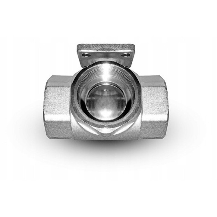 Háromutas golyóscsap 3/4" DN20, sárgaréz, maximális nyomás 40 bar, méretek 3/4"