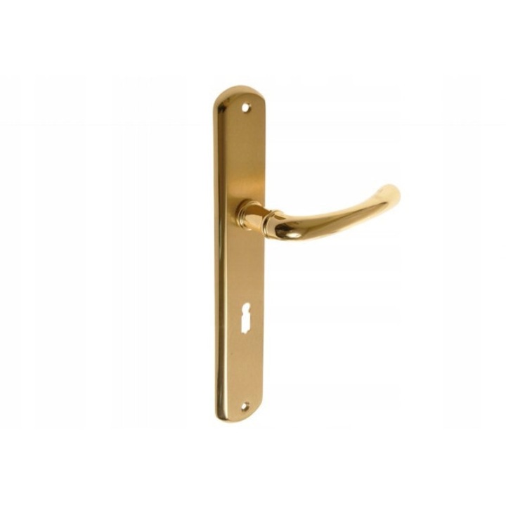 Maner usa Metal-Bud GAJA mosiadz, lung, set 2 bucati, 72mm, aurie