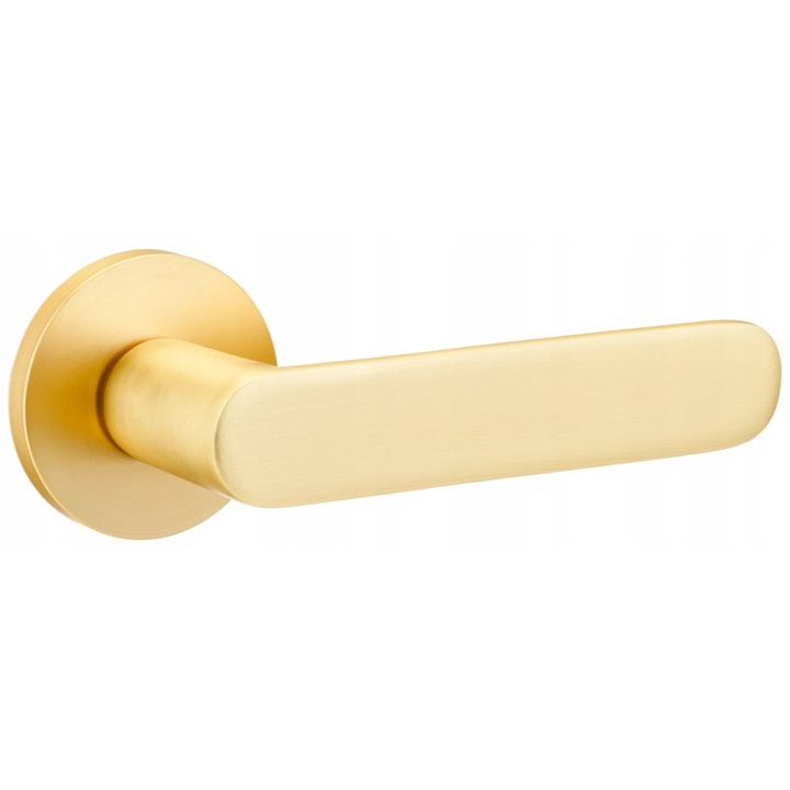 Maner usa Schaffner NORA, rozeta circulara, aurie, montaj inclus