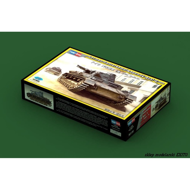 Пластмасов сглобяем модел Hobby Boss 80130 - Немски танк Panzerkampfwagen IV Ausf C, 1:35, пълен комплект