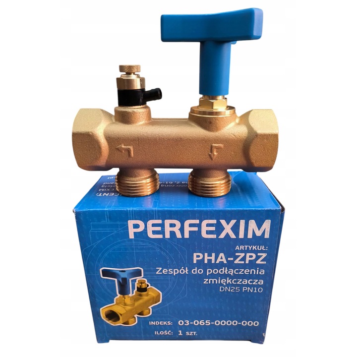 Fitinguri bypass 1" DN25, 4 in 1, mosiad, Perfexim