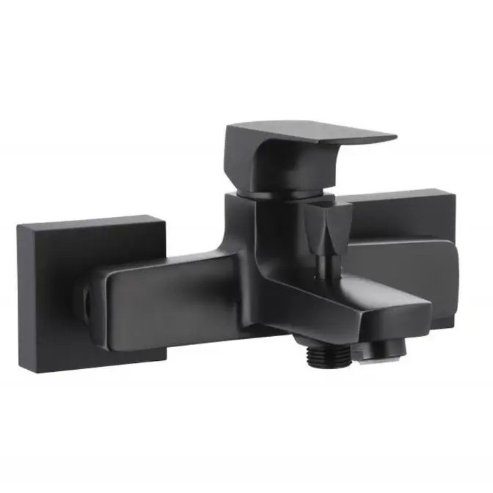 KFA Mokait szaniter csaptelep, fekete, 2-lyukú beépítés, egykaros