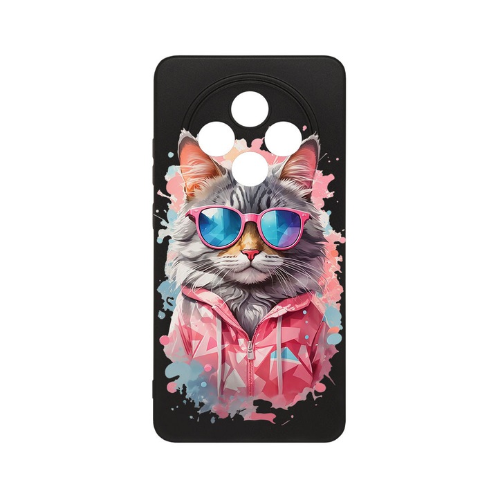 BestCase® Husa TPU Ultra Slim Compatibila cu Xiaomi Redmi 14C / Poco C75 / Redmi A4, Shopping Queen Cat, 2022874 B 2013