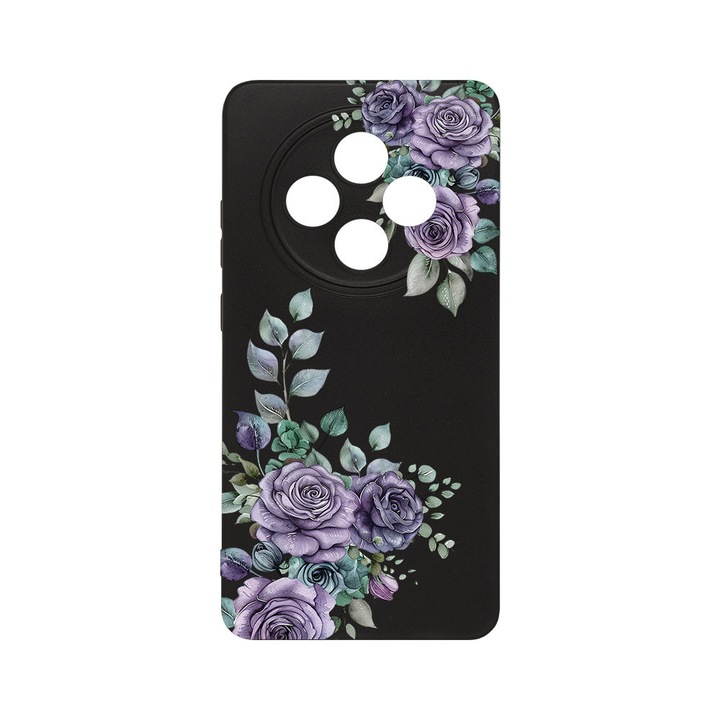 BestCase® Husa TPU Ultra Slim Compatibila cu Xiaomi Redmi 14C / Poco C75 / Redmi A4, Floral - Pastel Rose Bloom, 2022874 B 2033