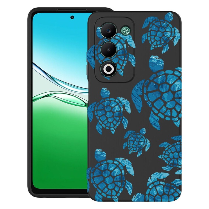 BestCase® Husa TPU Ultra Slim Compatibila cu Xiaomi Redmi 15 (171mm), Summer Turtles, 3100011 B 2024