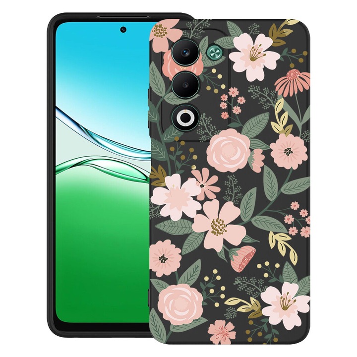 BestCase® Husa TPU Ultra Slim Compatibila cu OPPO A5, Floral - Lotus Pattern, 2052046 B 2068