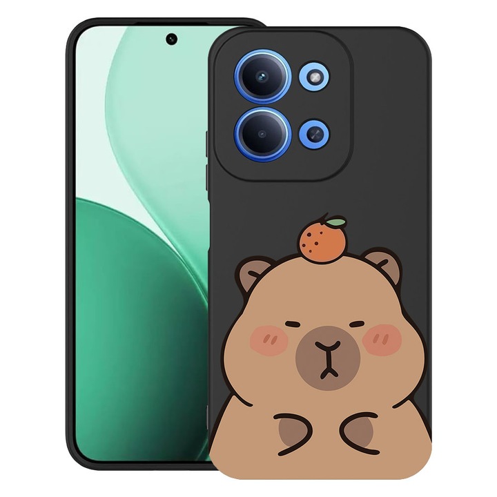 BestCase® Husa TPU Ultra Slim Compatibila cu Xiaomi Redmi 15C 5G (173mm) / Poco C85, Cute Capybara, 2100002 B 2023