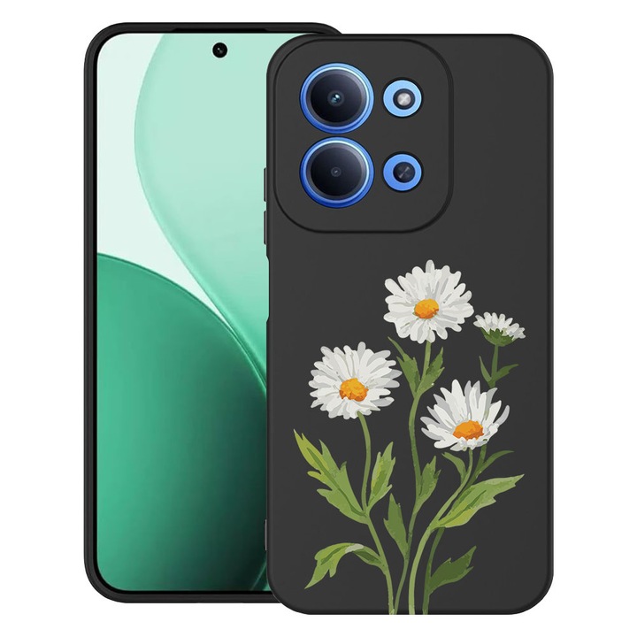 BestCase® Husa TPU Ultra Slim Compatibila cu Xiaomi Redmi 15C 5G (173mm) / Poco C85, Floral - Pressed Daisy, 2100002 B 2031