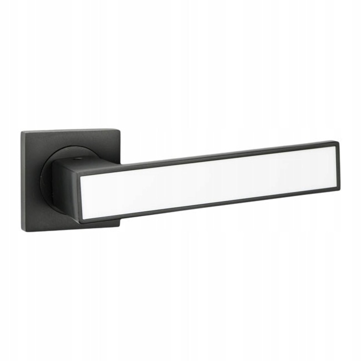 Maner usa Schaffner Gabi, aluminiu, negru/alb, 146x53x133mm, set cu accesorii montaj