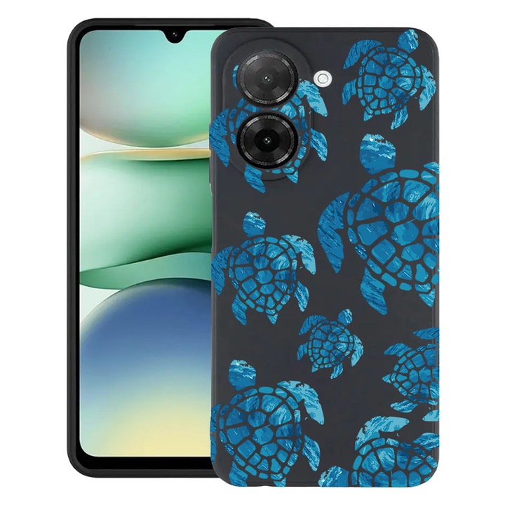 BestCase® Husa TPU Ultra Slim Compatibila cu Xiaomi Redmi A5 (173mm), Summer Turtles, 2030991 B 2024