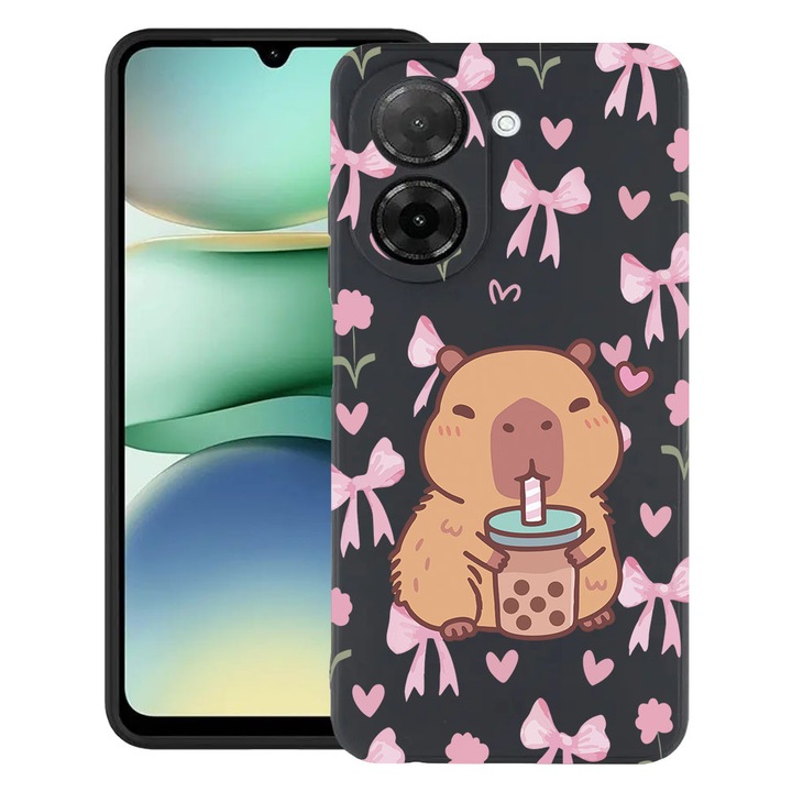 BestCase® Husa TPU Ultra Slim Compatibila cu Xiaomi Redmi A5 (173mm), Cute Capybara Cartoon, 2030991 B 2021