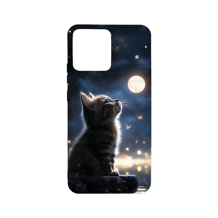 BestCase® Husa TPU Ultra Slim Compatibila cu Xiaomi Redmi Note 12 Pro 5G, Baby Cat, 1467861 B 2016