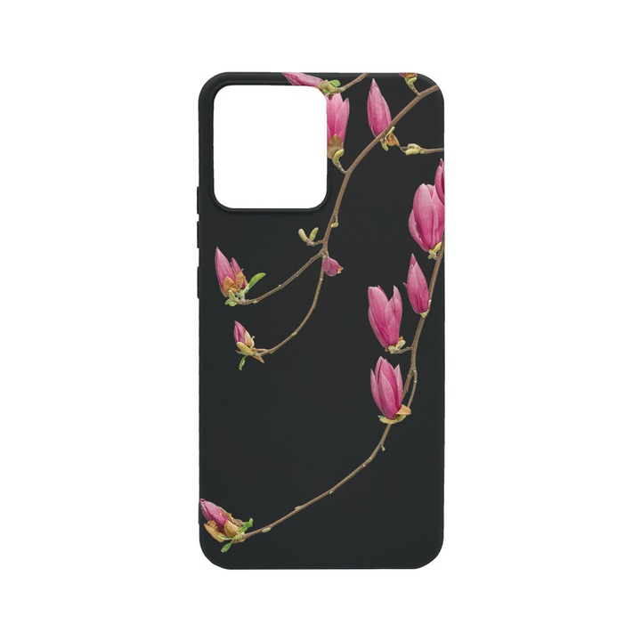 BestCase® Husa TPU Ultra Slim Compatibila cu Xiaomi Redmi Note 12 Pro 5G, Floral - Minimalist Orchid, 1467861 B 2063