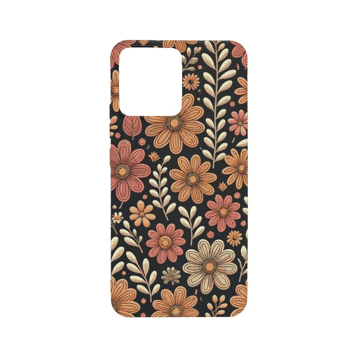 BestCase® Husa TPU Ultra Slim Compatibila cu Xiaomi Redmi Note 12 Pro 5G, Floral Aesthetic Autumn Pattern, 1467861 B 2027