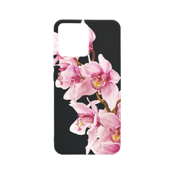 BestCase® Husa TPU Ultra Slim Compatibila cu Xiaomi Redmi Note 12 Pro 5G, Floral - Elegant Pink Orchid, 1467861 B 2066