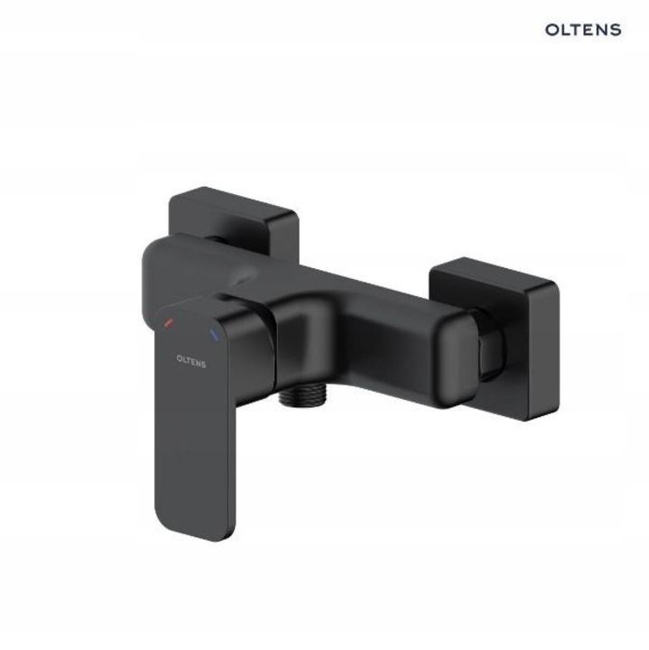 Oltens Hadsel zuhanycsaptelep, fali, egykaros, matt fekete, 33006300