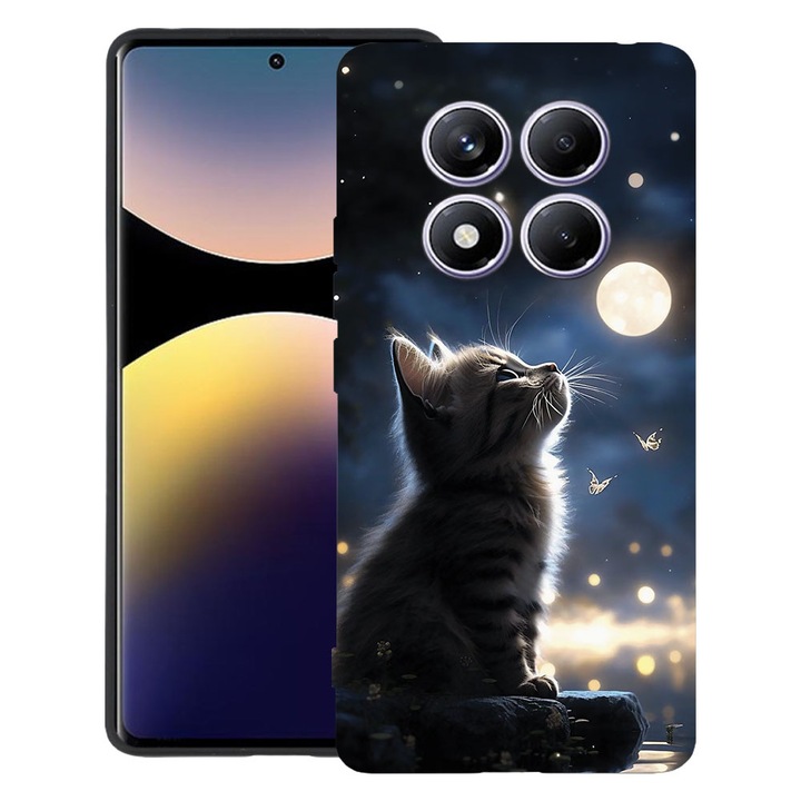 BestCase® Husa TPU Ultra Slim Compatibila cu Xiaomi Redmi Note 15 Pro Plus 5G, Baby Cat, 2082905 B 2016