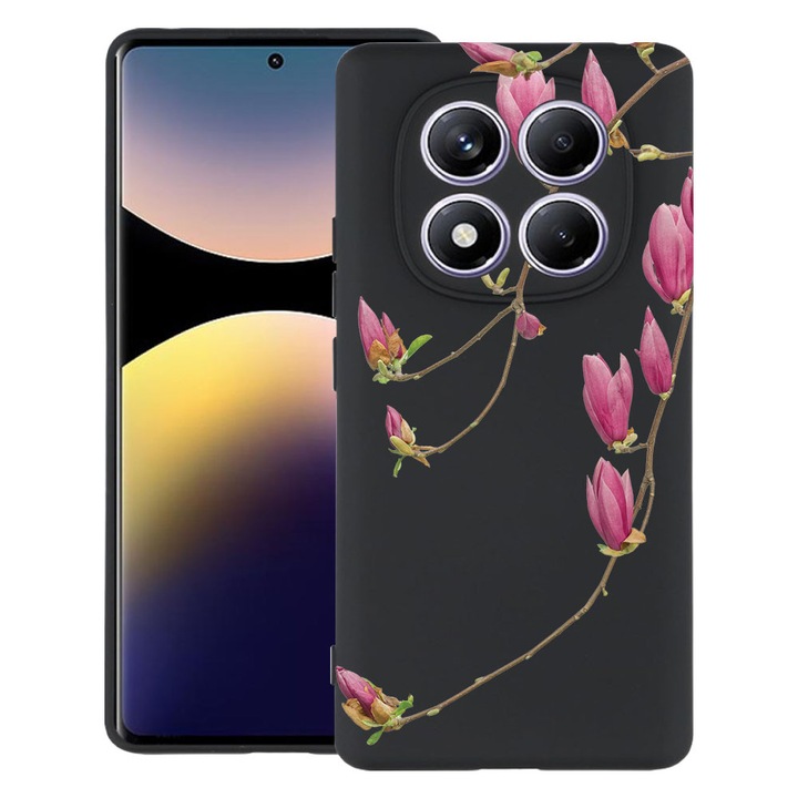 BestCase® Husa TPU Ultra Slim Compatibila cu Xiaomi Redmi Note 15 Pro Plus 5G, Floral - Minimalist Orchid, 2082905 B 2063