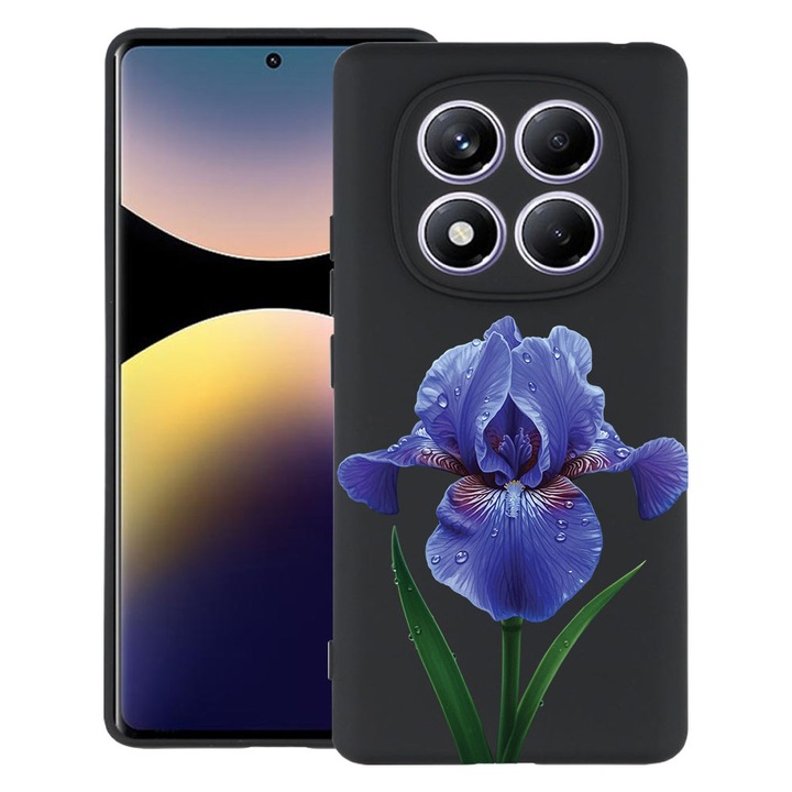 Culoare florală, husă TPU ultra subțire pentru Xiaomi Redmi Note 14 Pro 5G / Note 14 Pro Plus, 2058