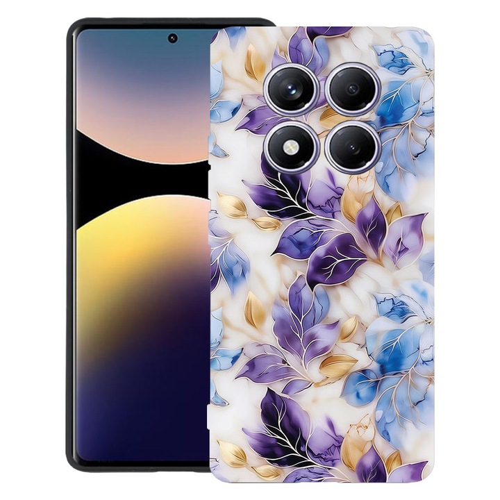 BestCase® Husa TPU Ultra Slim Compatibila cu Xiaomi Redmi Note 15 Pro Plus 5G, Floral - Aesthetic Tulip, 2082905 B 2083