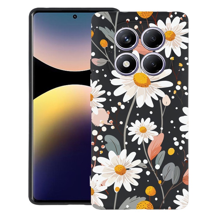 BestCase® Husa TPU Ultra Slim Compatibila cu Xiaomi Redmi Note 15 Pro Plus 5G, Floral - Daisy, 2082905 B 2028