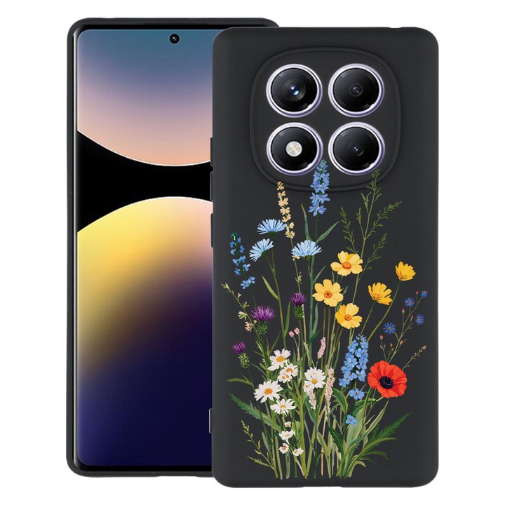 BestCase® Husa TPU Ultra Slim Compatibila cu Xiaomi Redmi Note 15 Pro Plus 5G, Cute Floral Bouquet, 2082905 B 2039