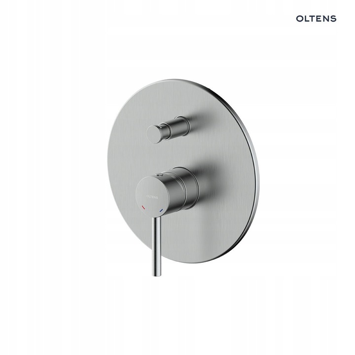 Baterie sanitara Molle, nikiel, 21x9x22cm, fara termostat, montaj in perete