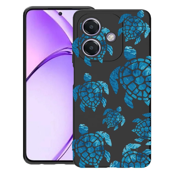 BestCase® Husa TPU Ultra Slim Compatibila cu OPPO A40 / A40M / A60 5G, Summer Turtles, 1992022 B 2024