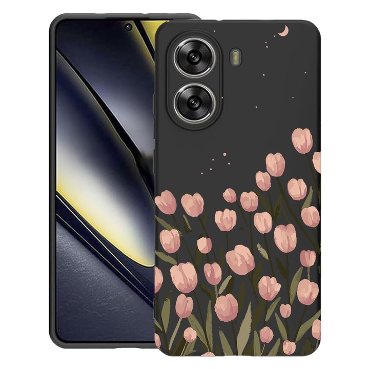 BestCase® Husa TPU Ultra Slim Compatibila cu Poco X7 Pro 5G, Floral - Pastel Tulip, 1992025 B 2082