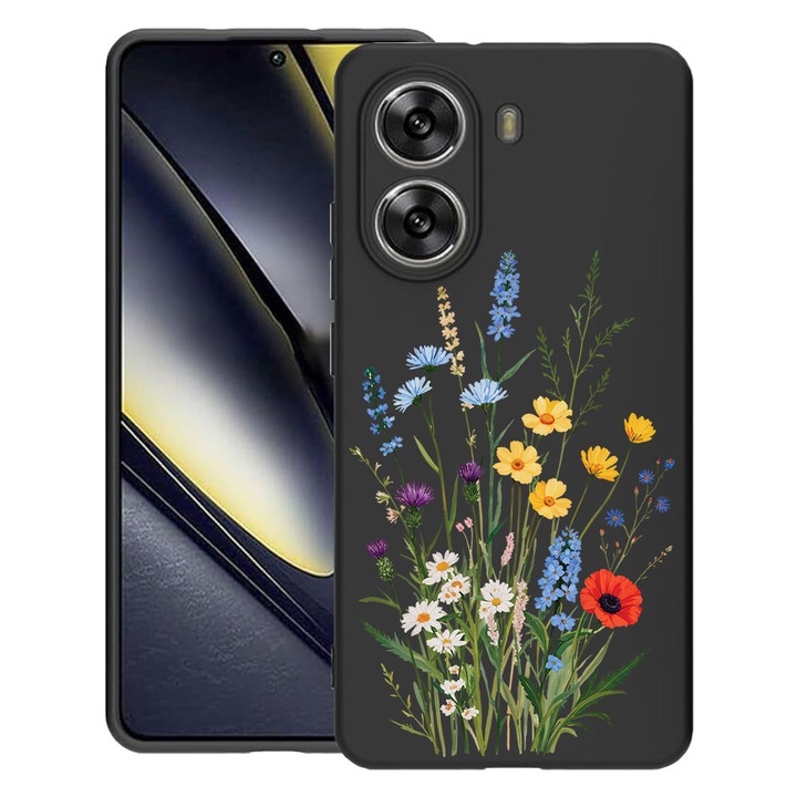 BestCase® Husa TPU Ultra Slim Compatibila cu Poco X7 Pro 5G, Cute Floral Bouquet, 1992025 B 2039