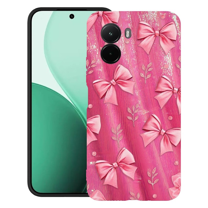 BestCase® Husa TPU Ultra Slim Compatibila cu Poco M7, Cute Pattern, 3119618 B 2089