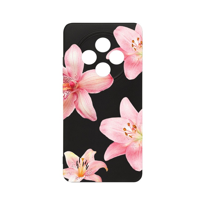 BestCase® Husa TPU Ultra Slim Compatibila cu Xiaomi Redmi 14C / Poco C75 / Redmi A4, Floral - Floral - Elegant Pink Lotus, 2022874 B 2070