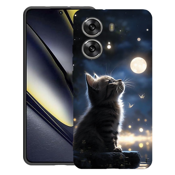 BestCase® Husa TPU Ultra Slim Compatibila cu Poco X7 Pro 5G, Baby Cat, 1992025 B 2016