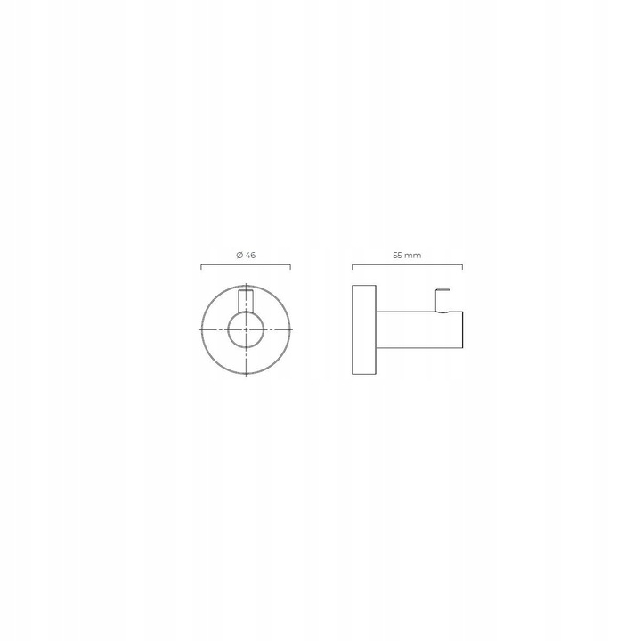 Suport pentru prosop, Oltens Gulfoss, miedz, 55mm x 46mm - eMAG.ro