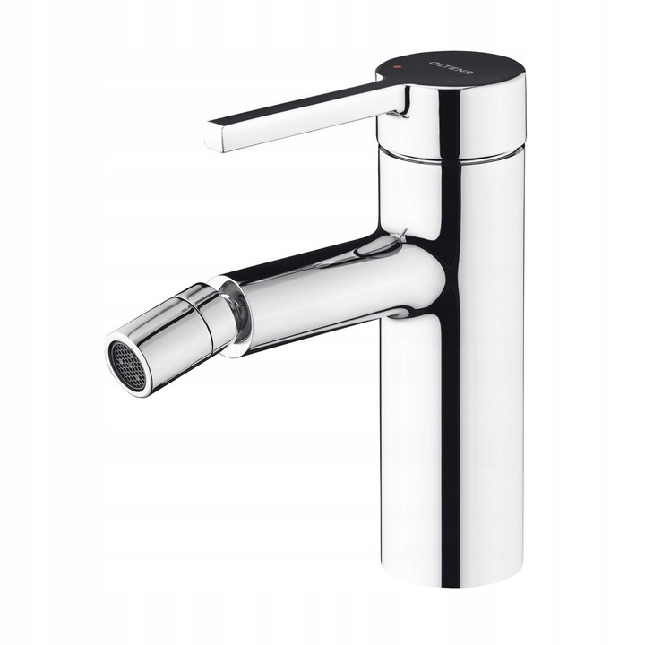 Смесител за биде Oltens Rann, хром, едноръкохватков, с капак, 5 л/мин